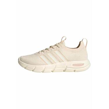 Imagem de adidas Cloudfoam Flex-Slounge Tênis feminino, Wonder White/Off White/Sand Strata, 38