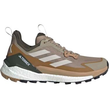 Imagem de adidas Tênis de caminhada masculino Terrex Free Hiker 2.0 Low, Blanch Cargo/Wonder Alumina/Bronze Strata, 44