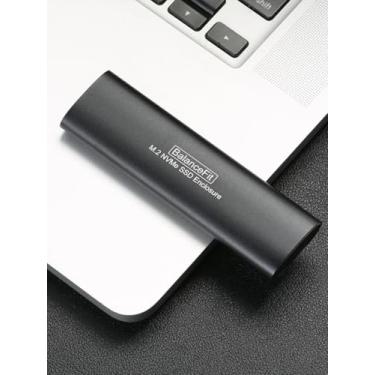 Imagem de M. 2 NVMe SSD de liga de alumínio para unidade de estado sólido, adaptador M.2 NVMe para USB, leitor de cartão SSD USB 3.2 Gen 2 (10Gbps), instalação sem ferramentas, adequado para SSDs 2230/2242/2260