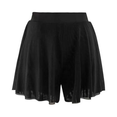 Imagem de Shorts Esportivos Femininos Com Saia Para Dança, Yoga, Treino, Ballet,