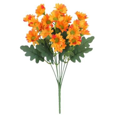 Imagem de Flores falsas para uso ao ar livre – Flores falsas realistas | Decoração de plantas eternas à prova de intempéries para varanda, janela, jardim, vaso, pátio, passarela