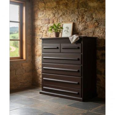 Imagem de Cômoda Gramado 1,20 X 55 X 1,00 - Madeira Maciça - Móveis De Gramado - Castanho