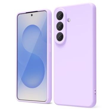 Imagem de oakxco Capa para Samsung Galaxy S26 com aderência de silicone líquido, linda fina e macia de borracha TPU lisa de gel para mulheres, meninas, design estético, protetor sólido fosco e à prova de choque