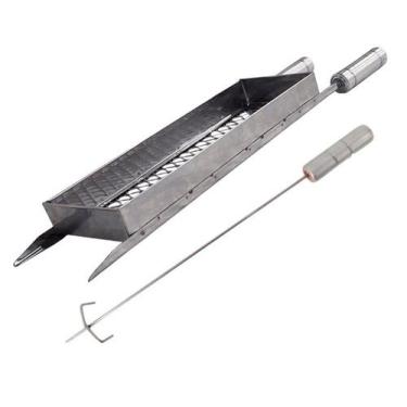 Imagem de Grelha Pequeno Churrasco Inox P/Legumes Coração Pão De Al - MARELAGO