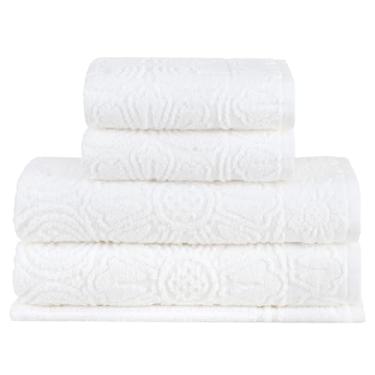 Imagem de Buddemeyer Jogo de toalhas Florentina Banho Branco 5 peças