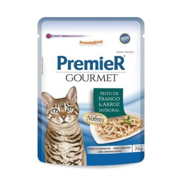 Imagem de Sachê PremieR Gourmet para Gatos Castrados Peito de Frango & Arroz Int