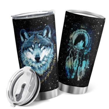 Imagem de Caneca de café Tumbler Oasisdream 600mL de aço inoxidável
