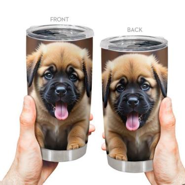 Imagem de Caneca de viagem Oasisdream Tumbler 600ml de aço inoxidável com tampa