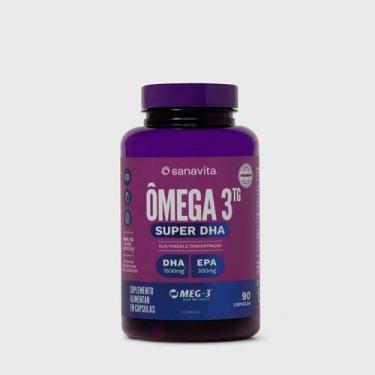 Imagem de Omega 3TG Super DHA 1500mg Concentrado 90 Capsulas Sanavita