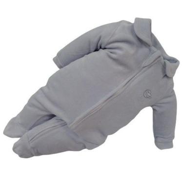 Imagem de Macacão Longo Plush Bebê Menino Letut / Paraiso Ref 11941, Azul claro,