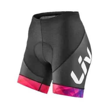 Imagem de Calções de Ciclismo MTB Femininos - Verão, 19D Gel Pad, Calças Justas 