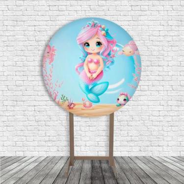 Imagem de Capas Painel Redondo Painel Princesa Sereia - Genérica, Sereia 331