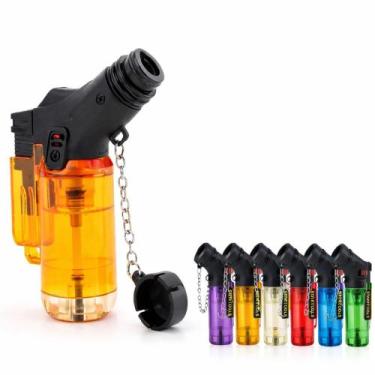 Imagem de Mini Maçarico Portátil Recarregável Gás Ultra Controle Chama - Startoo