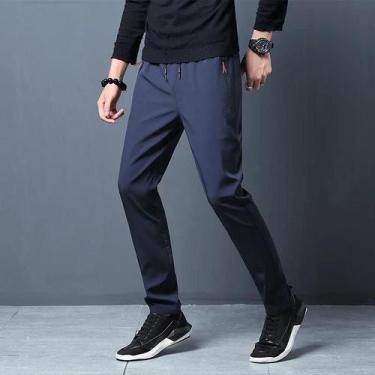 Imagem de Calça Jogger Masculina Plus Size - Cintura Elástica, Modelagem Slim Fi