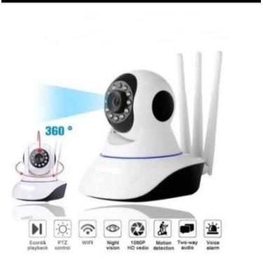 Imagem de Câmera IP 3 Antenas Wiffi Wireless - Jortan