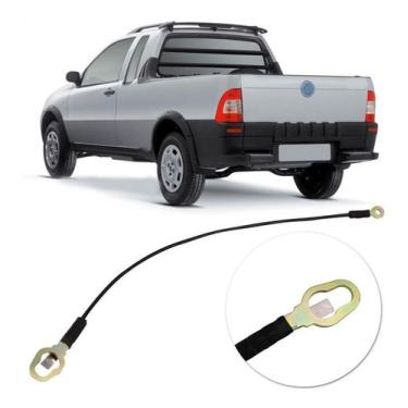 Imagem de Cabo Aço Tampa Traseira Caçamba Fiat Strada GI Fase IV G4 2007 08 09 1