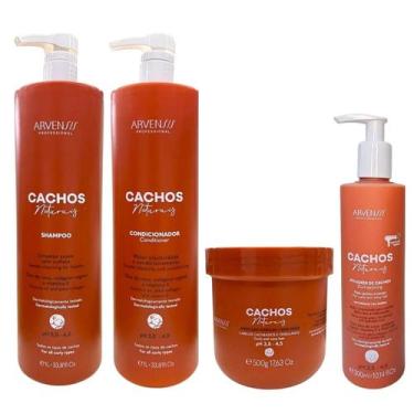 Imagem de Kit Arvensis Professional Cachos Naturais - Shampoo 1L + Condicionador