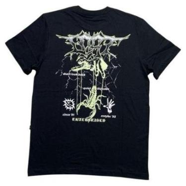Imagem de Camiseta Lost 22512820 Scorpion Puppet - Preto Tamanho Camiseta:GG-Masculino