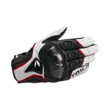 Imagem de Luvas De Couro Respiráveis Para Motociclismo Masculinas Primavera/Outo