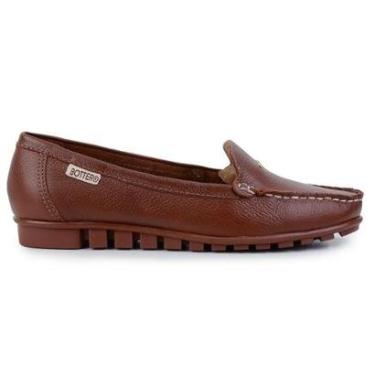 Imagem de Mocassim Feminino Bottero Couro Marrom - 3540-Feminino