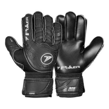 Imagem de  Luva Goleiro Campo Poker Cosmo Semi Prof Multiterreno, 01103ptpt, 11,