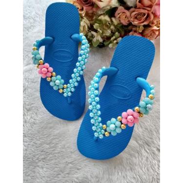 Imagem de Chinelo bordado flor de todo dia - Havaianas