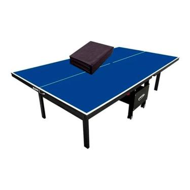 Imagem de MESA PING PONG MDF 18mm 1084 KLOPF C/ RODAS + Capa Para Mesa Aberta/Montada 7001