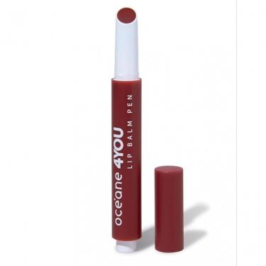 Imagem de Hidratante Labial Lip Balm Pen Vermelho para Combate ao Ressecamento com Textura de Bálsamo Incolor Oceane