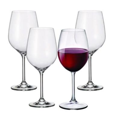 Imagem de Jogo 4 Taça para Vinho Branco 480ml em Cristal Transparente Wolff