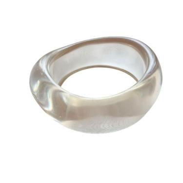 Imagem de Bracelete Acrílico Colorido Transparente - - Pistache Acessórios, Tran