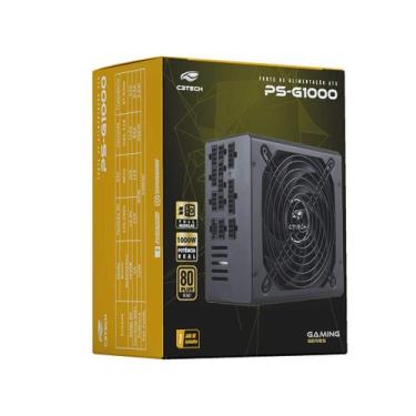 Imagem de Fonte ATX 1000W PS-G1000 80 Plus Gold C3Tech Gaming