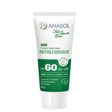 Imagem de Anasol Todo Santo Dia Protetor Solar Facial Antioleosidade FPS 60 40ml