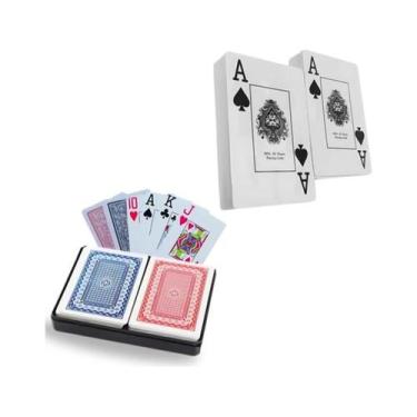 Imagem de Kit Baralho 108 Cartas De Plastico Original Lavável - NZA