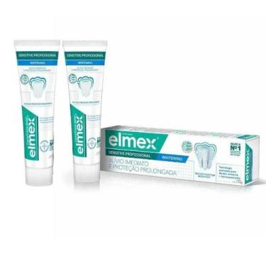 Imagem de Kit Creme Dental Elmex Sensitive Whitening 110g Com 2 unidades - RV De