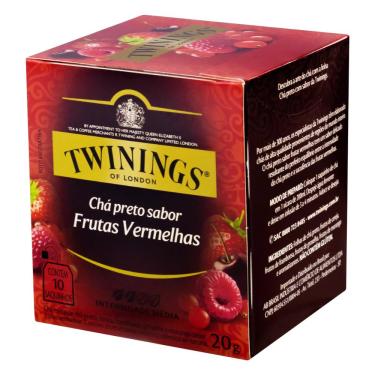 Imagem de Chá Twinings Preto Frutas Vermelhas 20g - caixa com 10 unid 