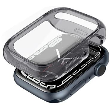 Imagem de Spigen Ultra Hybrid Projetado para Capa Apple Watch com Protetor de Tela de Cobertura Completa para Série 9/8/7 45mm - Cristal Espacial