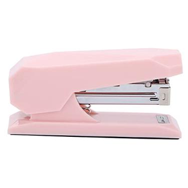 Imagem de Grampeador pequeno, grampeador de mesa portátil mais grosso grampeador de escritório economia de trabalho com capacidade de 100 grampos, 10 folhas para pedido diário de livros