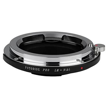 Imagem de Adaptador de montagem de lente Fotodiox PRO, lente Leica M para câmera Nikon 1-Series, compatível com câmeras Nikon V1, J1 Mirrorless, Leica M-Nik(1) PRO