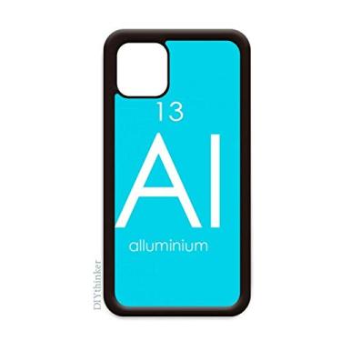 Imagem de Elementos de Química Tabela de Período Metais de Alumínio Al para iPhone 12 Pro Max Capa para Apple Mini Mobile Case Shell