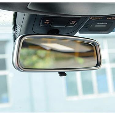 Imagem de JIERS Para Mercedes Benz A GLA CLA Class W117 2015-2017, acabamento de capa de espelho retrovisor interno cromado ABS
