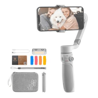 Imagem de Estabilizador Gimbal Zhiyun Smooth-Q4 Combo com Led Fill Light para Smartphones