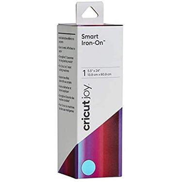 Imagem de Cricut Smart Iron On (14 cm x 61 cm, dália holográfica) para Joy Machine - corte sem tapete para formas de até 1,2 m e cortes repetidos de até 6 m