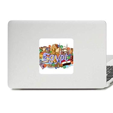 Imagem de Faraó Pirâmide Egito Graffiti Decalque Vinil Paster Laptop Adesivo Decoração PC