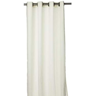 Imagem de Cortina Voil Trabalhado Rustik, Altura 2.30 m x Largura 2.84 m, Branyl, 100% Poliéster, Marfim