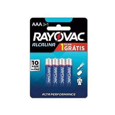 Imagem de Caixa com 18 Cartelas AA Pequena Alcalina c/ 4un - Rayovac (72 pilhas AA)
