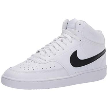 Imagem de Nike Tênis masculino Court Vision Mid, Branco/preto e branco., 13