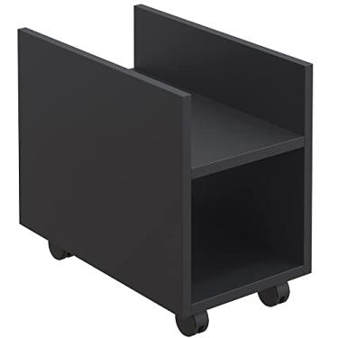 Imagem de Suporte Para Cpu E Nobreak Com Rodízios Guide L03 Preto - Lyam Decor