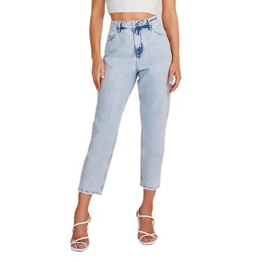 Imagem de Calça Jeans Feminina Lado Avesso Mom - L12001-Feminino