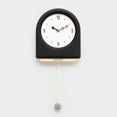 Imagem de Relógio de quartzo pendurado na parede, sala de estar, sala de jantar, quarto, relógio doméstico pendurado (cor: prata, tamanho: cinza claro) vision