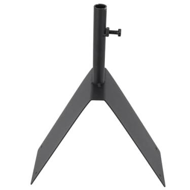Imagem de Suporte para Telhado de Cata-vento de Aço, Suporte Ajustável para Suporte de Antenas de Mastros, Telhados de Pátios de Quintal, Feito de Aço, 23,5x8x28,5cm